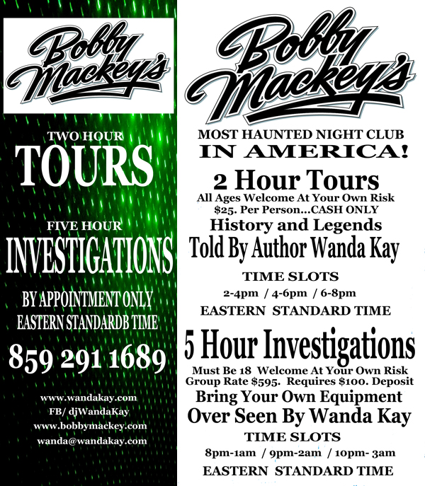 Touring Bobby Mackeys