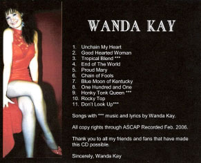 Wanda CD Back